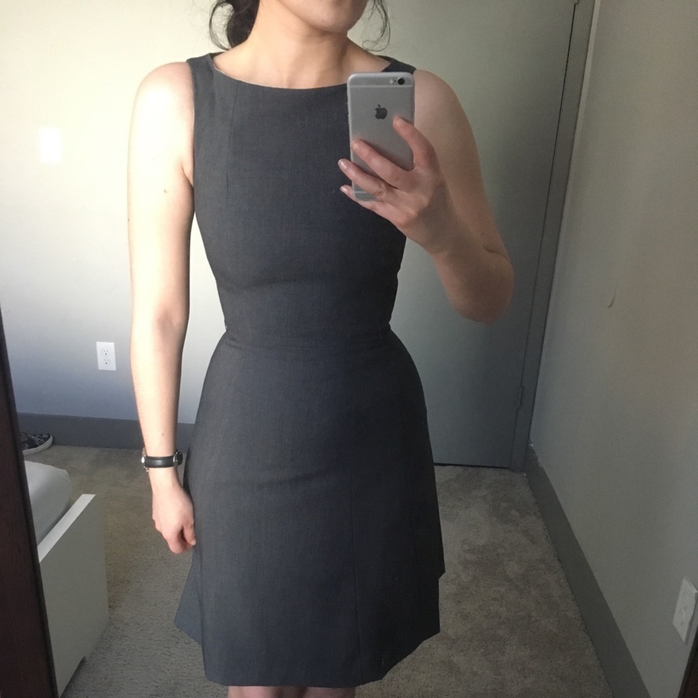 🌿H&M gray sheath dress